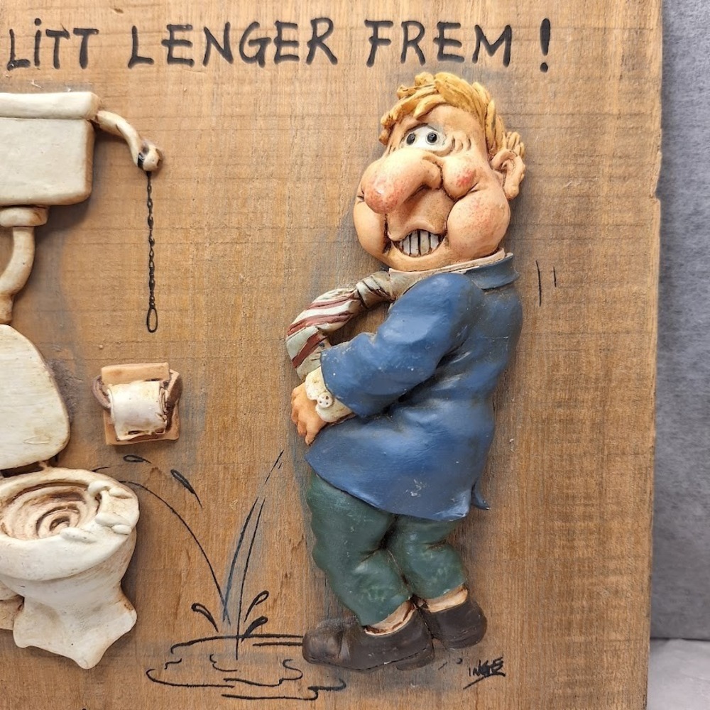 bathroom art norway "GO A LITTLE FURTHER!"  "GÅ‎ LITT LENGER FREM !" - Picture 2 of 8